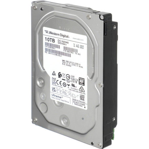 Жесткий диск/ HDD WD SATA 10Tb Ultrastar DC  HA340  7200 6Gb/s 512Mb 1 year warranty (replacement ST10000NM017B, ST10000NM001G, MG10ADA10TE)