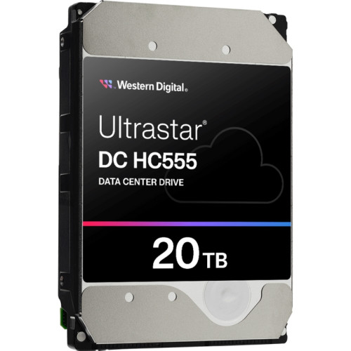 Жесткий диск/ HDD WD/HGST SATA Server 20Tb Ultrastar HC555 7200 6Gb/s 512MB 1 year warranty (replacement WUH722020CLE604, WUH722020BLE604, WUH722020ALE6L4, WUH722020BLE6L4, MG10ACA20TE, ST20000NM007D, ST20000NM002H)