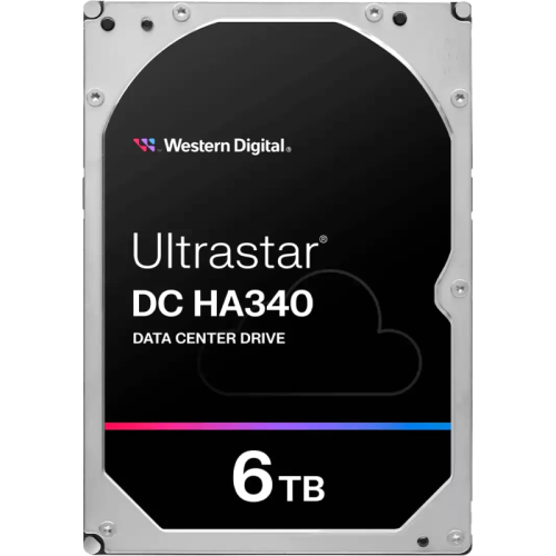 Жесткий диск/ HDD WD SATA Server 6Tb Ultrastar DC HA340 7200 6Gb/s 256MB 1 year warranty
