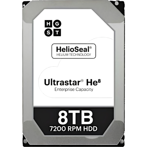 Жесткий диск/ HDD WD SAS Server 8Tb Ultrastar HE8 7200 12Gb/s 128MB