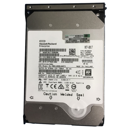 Накопитель на жестком магнитном диске/ HPE 12TB SAS 12G Business Critical 7.2K LFF LP 1-year Warranty Helium 512e Multi Vendor HDD