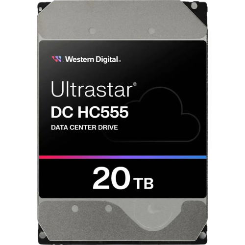 Жесткий диск/ HDD WD SATA Server 20Tb Ultrastar DC HC555 7200 6Gb/s 512MB 1 year warranty (replacement WUH722020BLE604) Жесткий диск/ HDD WD SATA Server 20Tb Ultrastar DC HC555 7200 6Gb/s 512MB 1 year warranty (replacement WUH722020BLE604)
