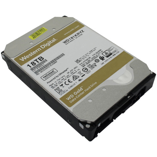 Серверный HDD WD SATA3 18Tb Gold 7200 512mb  [WD181KRYZ]