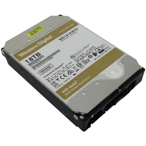 Жесткий диск/ HDD WD SATA3 18Tb Gold 7200 512mb  1 year warranty