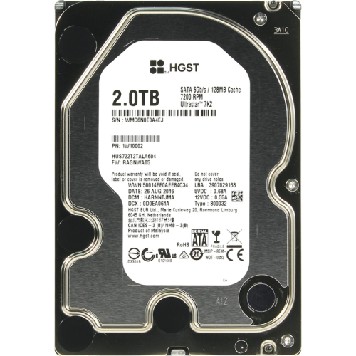 Жесткий диск/ HDD WD SATA Server 2Tb 3.5