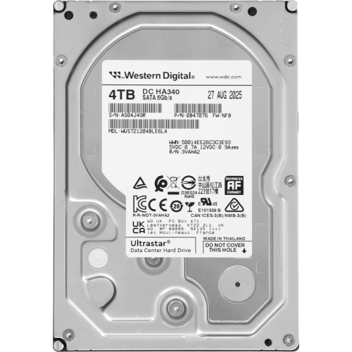 Жесткий диск/ HDD WD SATA  4Tb 7200 6Gb/s 256 MB 1 year warranty