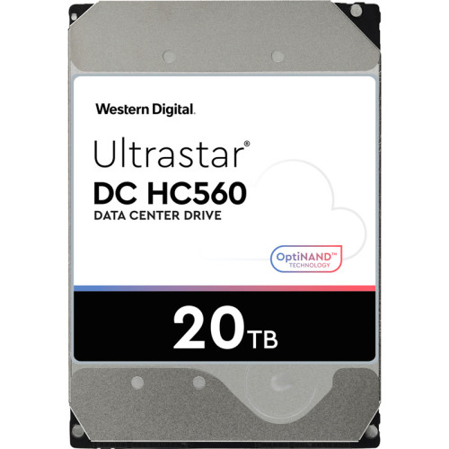Жесткий диск/ HDD WD SATA 20Tb Ultrastar DC HC560 0F38785 7200 6Gb/s 512Mb 1 year warranty (replacement WUH722020ALE6L4, ST20000NM007D) Жесткий диск/ HDD WD SATA 20Tb Ultrastar DC HC560 0F38785 7200 6Gb/s 512Mb 1 year warranty (replacement WUH722020ALE6L4, ST20000NM007D)