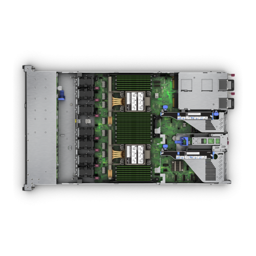 Сервер HP ProLiant DL360 Gen11/ DL360Gen11 4510 (2.4GHz-30MB) 12-Core (2 max) / 2x32GB (DDR5-4800) RDIMM / M408i-o (4Gb) / HP-SATA (8/8 SFF max) / 2x960Gb SSD SATA RI/4x1Gb BASE-T / 2x 1000W Titanium Hot Plug RPS