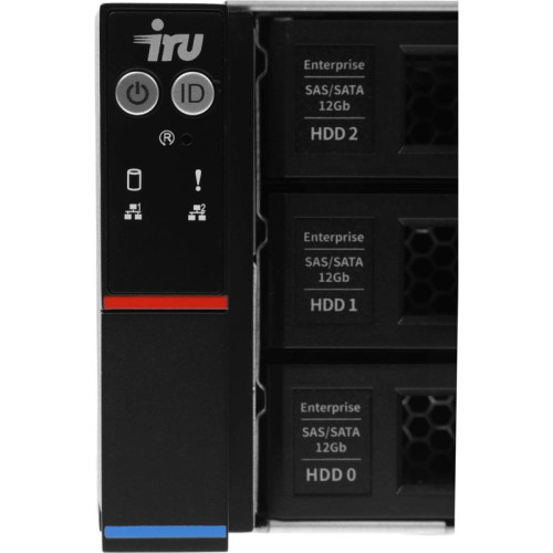 Сервер IRU Rock g2212ag3 2x7643 4x32Gb 9361-8I AST2500 2xGigEth 2x1600W w/o OS (2109203)