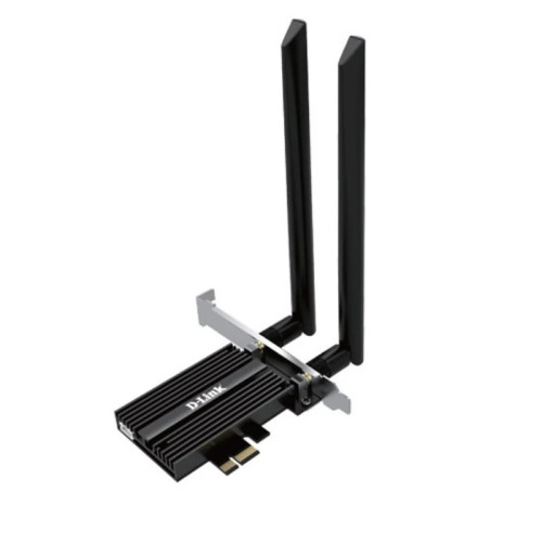 Двухдиапазонный Wi-Fi 6 PCI Express адаптер/ Двухдиапазонный Wi-Fi 6 PCI Express адаптер AX1800, поддержка Bluetooth 5.2, 2 съемные антенны 5 дБи