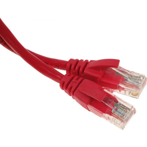 Патч-корд Exegate UTP-RJ45-RJ45-5e-1M-RD 1Гбит/с UTP 4 пары cat.5E CCA 1м красный RJ-45 (m)-RJ-45 (m) (EX258673RUS)