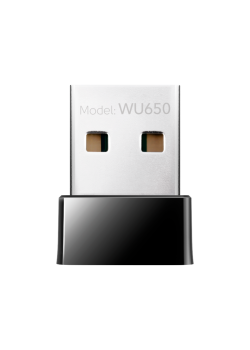 Адаптер Wi-Fi/ 650Mbps Wi-Fi USB Adapter, Mini Size, 433Mbps at 5GHz + 200Mbps at 2.4GHz, Nano Size, USB 2.0