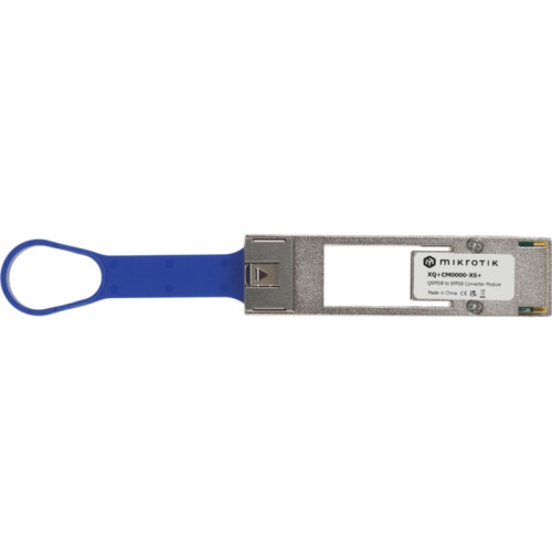 Адаптер MikroTik XQ+CM0000-XS+ 0.01м серый QSFP28-SFP28