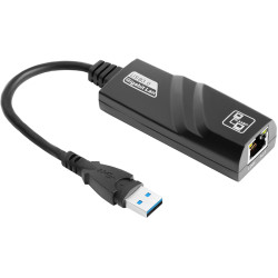 Greenconnect Конвертер-переходник USB 3.0 -> LAN RJ-45 Giga Ethernet Card адаптер серия Greenline