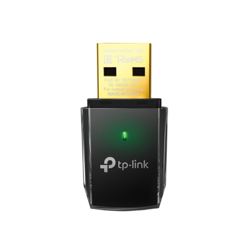 Адаптер Wi-Fi/ AC600 Dual Band Wireless USB 2.0 Adapter, 433Mbps at 5Ghz + 150Mbps at 2.4Ghz, 802.11ac/a/b/g/n, Адаптер Wi-Fi