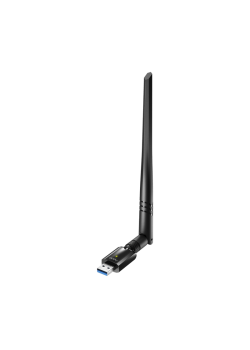 Адаптер Wi-Fi/ 1300Mbps High Gain Wi-Fi USB 3.0 Adapter, 802.11ac/a/b/g/n, 867Mbps at 5GHz + 400Mbps at 2.4GHz, 1 high gain detachable antenna, USB 3.0