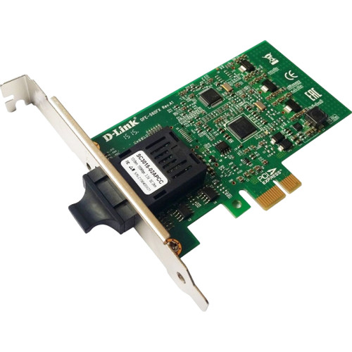 Адаптер/ DFE-560FX/B PCI-Express Network Adapter, 1x100Base-FX SFP