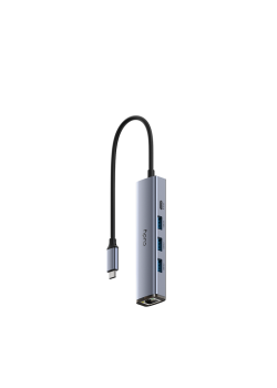 Адаптер/ 5-IN-1 USB Hub with GbE