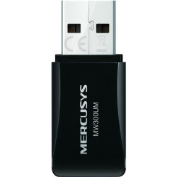 N300 Wi-Fi Mini USB Adapter,2T2R, 1xUSB 2.0