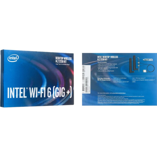 Плата сетевого контроллера/ Intel Wi-Fi 6 AX200, 2230, 2x2 AX+BT, No vPro, 985927