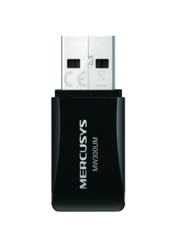 N300 Wi-Fi Mini USB Adapter,2T2R, 1xUSB 2.0
