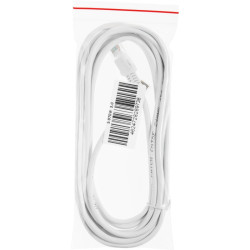 Патч-корд Premier 5-970 UTP 4 пары cat.5E solid CCA molded 3м белый RJ-45 (m)-RJ-45 (m) (5-970W 3.0)