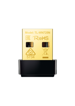Адаптер Wi-Fi/ 150Mbps Wireless N Nano USB Adapter, Nano Size, Realtek, 2.4GHz, 802.11n/g/b, QSS button, autorun utility