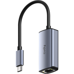 Адаптер/ Aluminum Portable USB-C to 2.5G Ethernet Adapter, Compatible with Laptop, MacBook, Surface, PC with Windows, XP, Mac/Linux and more