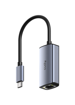 Адаптер/ Aluminum Portable USB-C to 2.5G Ethernet Adapter, Compatible with Laptop, MacBook, Surface, PC with Windows, XP, Mac/Linux and more