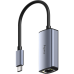 Адаптер/ Aluminum Portable USB-C to 2.5G Ethernet Adapter, Compatible with Laptop, MacBook, Surface, PC with Windows, XP, Mac/Linux and more