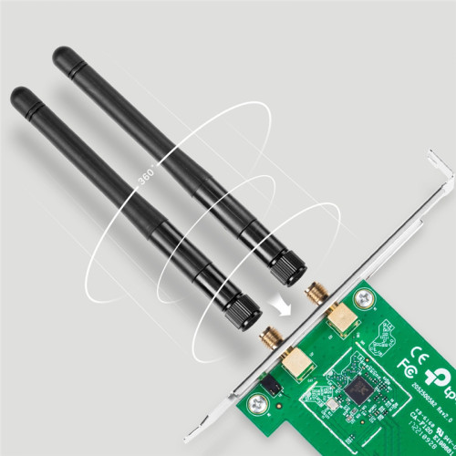 Адаптер Wi-Fi/ 300Mbps Wireless N PCI Express Adapter, Atheros, 2T2R, 2.4GHz, 802.11n/g/b, 2 detachable antennas Адаптер Wi-Fi/ 300Mbps Wireless N PCI Express Adapter, Atheros, 2T2R, 2.4GHz, 802.11n/g/b, 2 detachable antennas