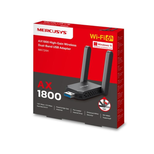 Адаптер Wi-Fi/ AX1800 High Gain Wireless Dual Band USB Adapter