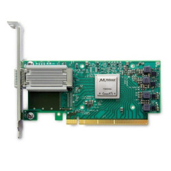 Сетевой адаптер Mellanox MCX555A-ECAT ConnectX-5 VPI adapter card, EDR IB (100Gb/s) and 100GbE, single-port QSFP28, PCIe3.0 x16, tall bracket, ROHS R6, (480313)