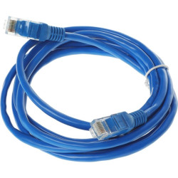 Патч-корд Premier PP12-2M/B 1000Гбит/с UTP 4 пары cat.5E CCA molded 2м синий RJ-45 (m)-RJ-45 (m)