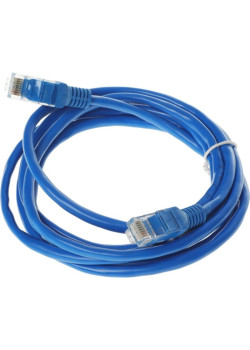 Патч-корд Premier PP12-2M/B 1000Гбит/с UTP 4 пары cat.5E CCA molded 2м синий RJ-45 (m)-RJ-45 (m)