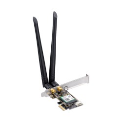 Адаптер Wi-Fi/ 3000Mbps Wi-Fi 6 / Bluetooth 5.0 PCI Express Adapter, Intel AX200 module, 2T2R, 2402Mbps at 5GHz + 574Mbps at 2.4GHz, 802.11ax/ac/a/b/g/n, 2 detachable antennas, Ver 1.0