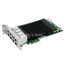 Сетевой адаптер Lr-Link LRES2008PT PCIe 2.1 x4, Intel i350, 8*RJ45 1G NIC Card, Dual Slot (302359)