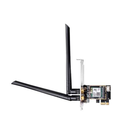 Адаптер беспроводной связи (Wi-Fi) CUDY AX3000 Wi-Fi 6 PCI Express Adapter 3000Mbps Wi-Fi 6 / Bluetooth 5.0 PCI Express Adapter, Intel AX200 module, 2T2R, 2402Mbps at 5GHz + 574Mbps at 2.4GHz, 802.11ax/ac/a/b/g/n, 2 detachable antennas, Ver 1.0