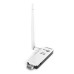Сетевой адаптер TP-LINK TL-WN722N N150 Wi-Fi USB-адаптер высокого усиления, чипсет Qualcomm, 1T1R, до 150 Мбит/с на 2,4 ГГц, 802.11b/g/n, кнопка WPS, интерфейс USB 2.0, 1 съёмная антенна {40} (050467)
