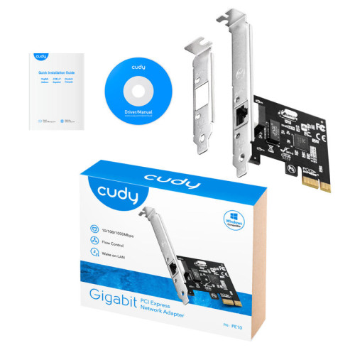 Адаптер PCI-E/ Gigabit PCI Express Network Adapter, Realtek Chipset, 10/100/1000Mbps RJ45 port, Auto MDI/MDIX Адаптер PCI-E/ Gigabit PCI Express Network Adapter, Realtek Chipset, 10/100/1000Mbps RJ45 port, Auto MDI/MDIX