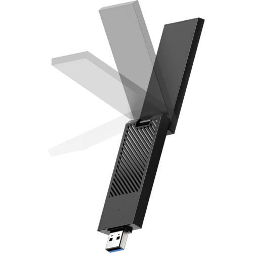 Сетевой адаптер Wi-Fi Cudy WU5400 AXE5400 USB 3.0 (ант.внеш.несъем.) 2ант.