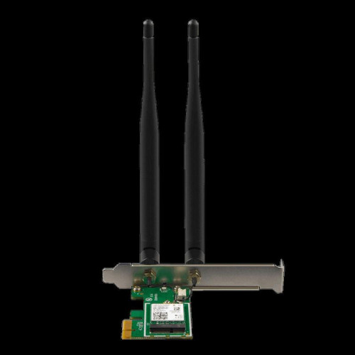 Адаптер беспроводной связи (Wi-Fi) Tenda E30 Сетевой PCIe адаптер AX3000 Wi-Fi 6 2,4/5 ГГц, до 2,98 Гбит/с, 2x5dBi внешние антенны