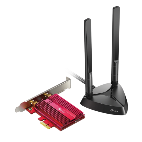 Сетевой адаптер Wi-Fi + Bluetooth TP-Link Archer TX3000E AX3000 PCI Express (ант.внеш.съем) 2ант.