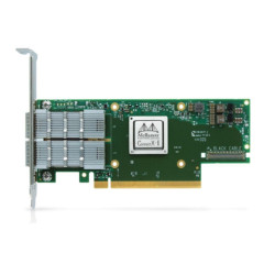 Адаптер Infiniband/ ConnectX®-6 VPI adapter card, HDR IB (200Gb/s) and 200GbE, dual-port QSFP56, PCIe4.0 x16, tall bracket