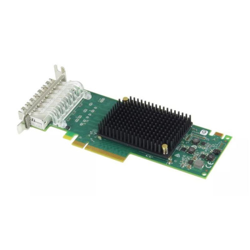 Host Bus адаптер Broadcom Emulex LPe31004-M6 Gen 6 (16GFC), 4-port, 16Gb/s, PCIe Gen3 x8, LC MMF 100m, трансиверы установлены. Not upgradable to 32GFC (16)