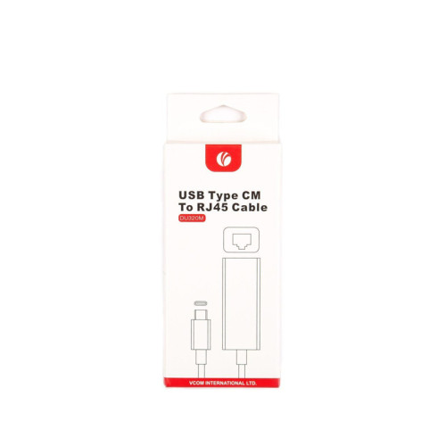 Кабель-переходник/ Кабель-переходник USB 3.1 Type-C -->RJ-45 1000Mbps Ethernet, Aluminum Shell, 0.15м VCOM <DU320M> Кабель-переходник/ Кабель-переходник USB 3.1 Type-C -->RJ-45 1000Mbps Ethernet, Aluminum Shell, 0.15м VCOM <DU320M>