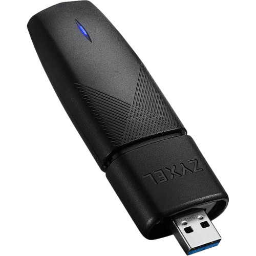 Адаптер/ Zyxel NWD7605 Dual Band Wi-Fi USB Adapter , AX1800, 802.11a/b/g/n/ac/ax (600+1200 Mbps), USB3.0