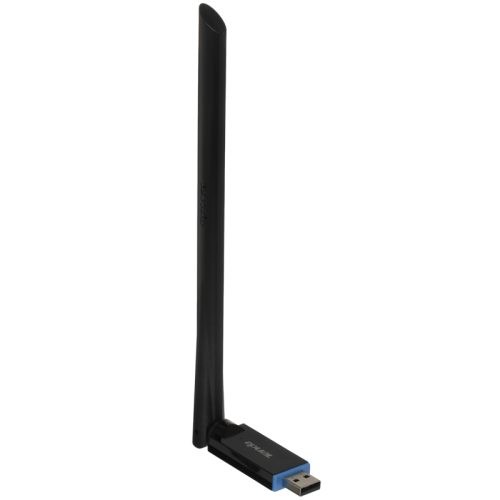Адаптер Wi-Fi/ Tenda U10 Двухдиапазонный Wi-Fi адаптер, 2,4/5 ГГц, до 633 Мбит/с, передатчик 20 dBm, подключение USB, 1х6dBi внешняя антенна