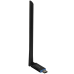 Адаптер Wi-Fi/ Tenda U10 Двухдиапазонный Wi-Fi адаптер, 2,4/5 ГГц, до 633 Мбит/с, передатчик 20 dBm, подключение USB, 1х6dBi внешняя антенна