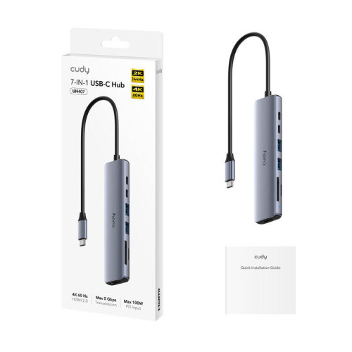 Адаптер/ 7-IN-1 USB C Hub with 4K HDMI Адаптер/ 7-IN-1 USB C Hub with 4K HDMI